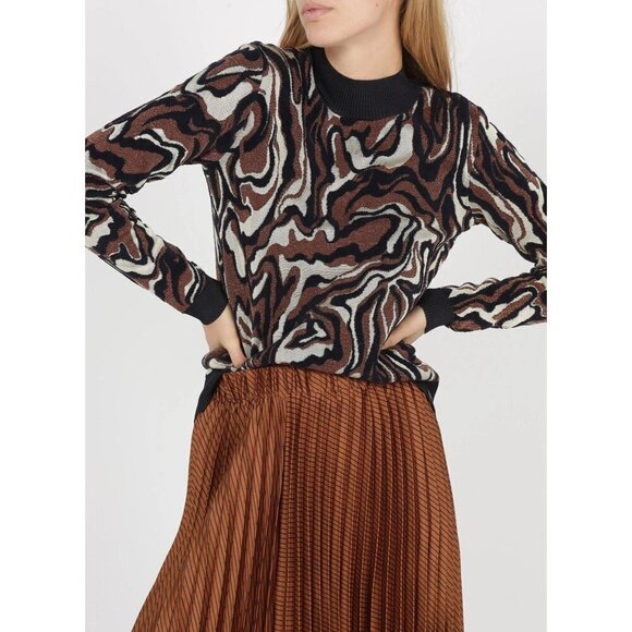 Maison Scotch & Soda Knitwear Marbled Sweater Top Multicolored Women Size Small - Picture 13 of 13